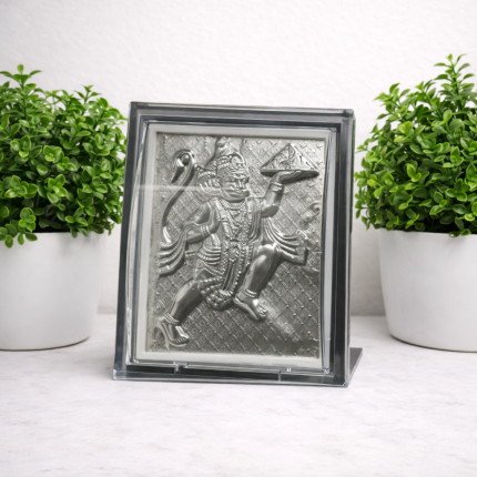 silver photo frame