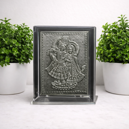 silver photo frame