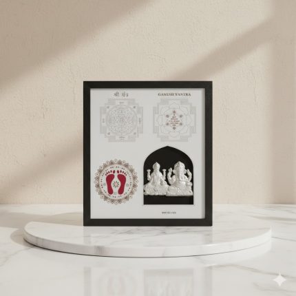 silver photo frame