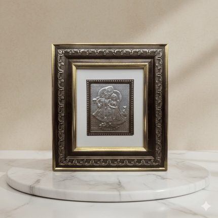 silver photo frame