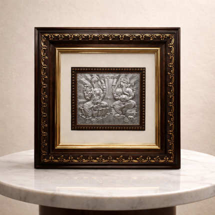 silver photo Frame