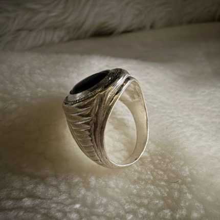 Silver Baguette Silver Signet Ring