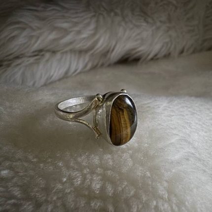 Grand Baguette Silver Signet Ring
