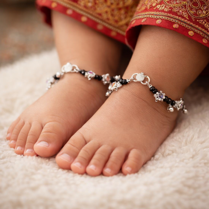 Silver Najriya Baby Payal