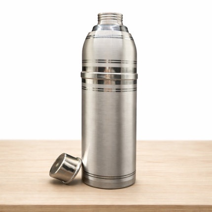 Silver Water Bottle