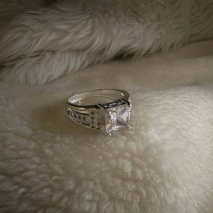 Silver Men 's Ring