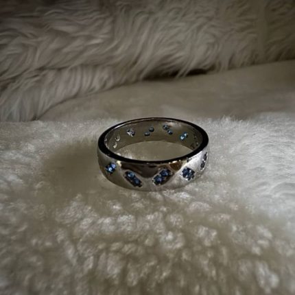 Silver Baguette Silver Signet Ring