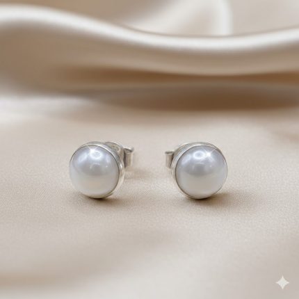 Silver Moti Tops