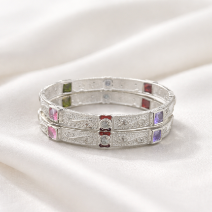 Silver Bangles