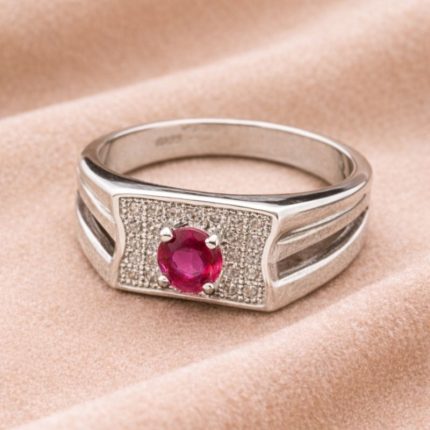 Silver Male Ring