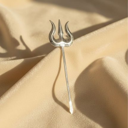 Silver trishul