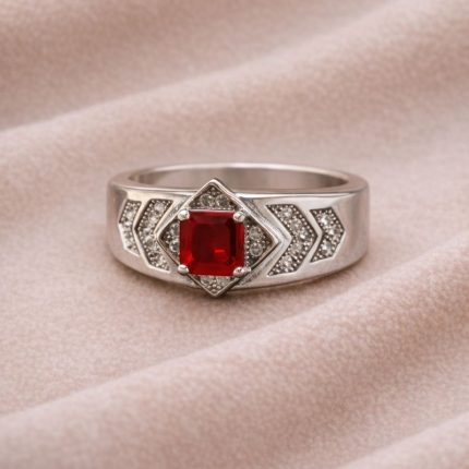 Silver Male Ring