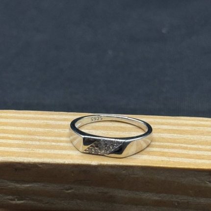 Silver Male Ring