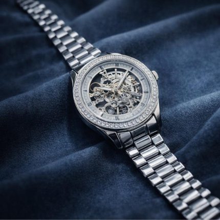 Silver  Male Watch