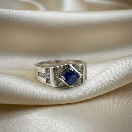 Silver Male Ring